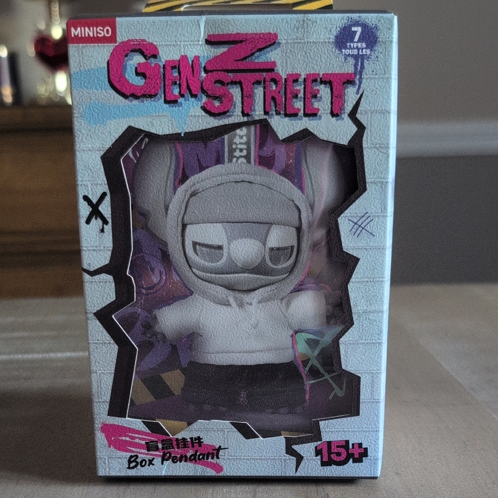 MINISO Gen Z Street Stitch Blind Box Pendant New